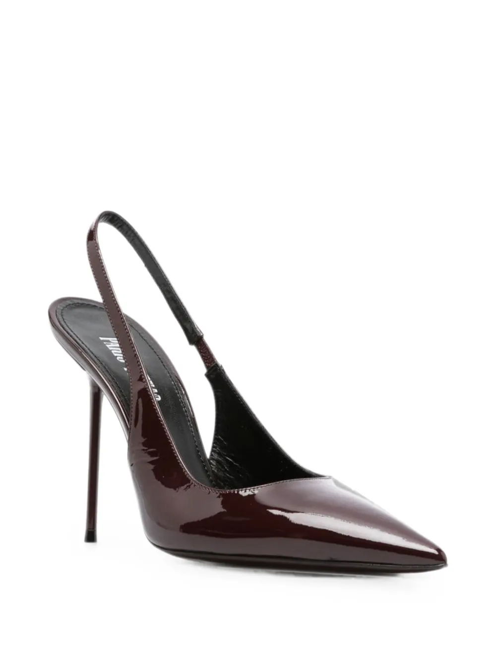 Paris Texas Lidia patent slingback pumps Bruin