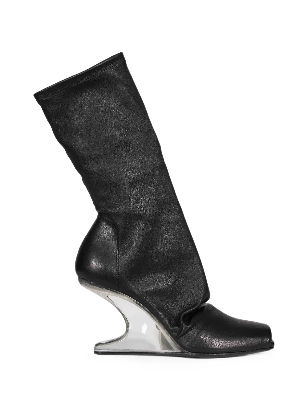 Rick Owens Lilies Cantilever open-toe wedge boots - Noir Rick Owens Lilies Cantilever open-toe wedge boots - Noir