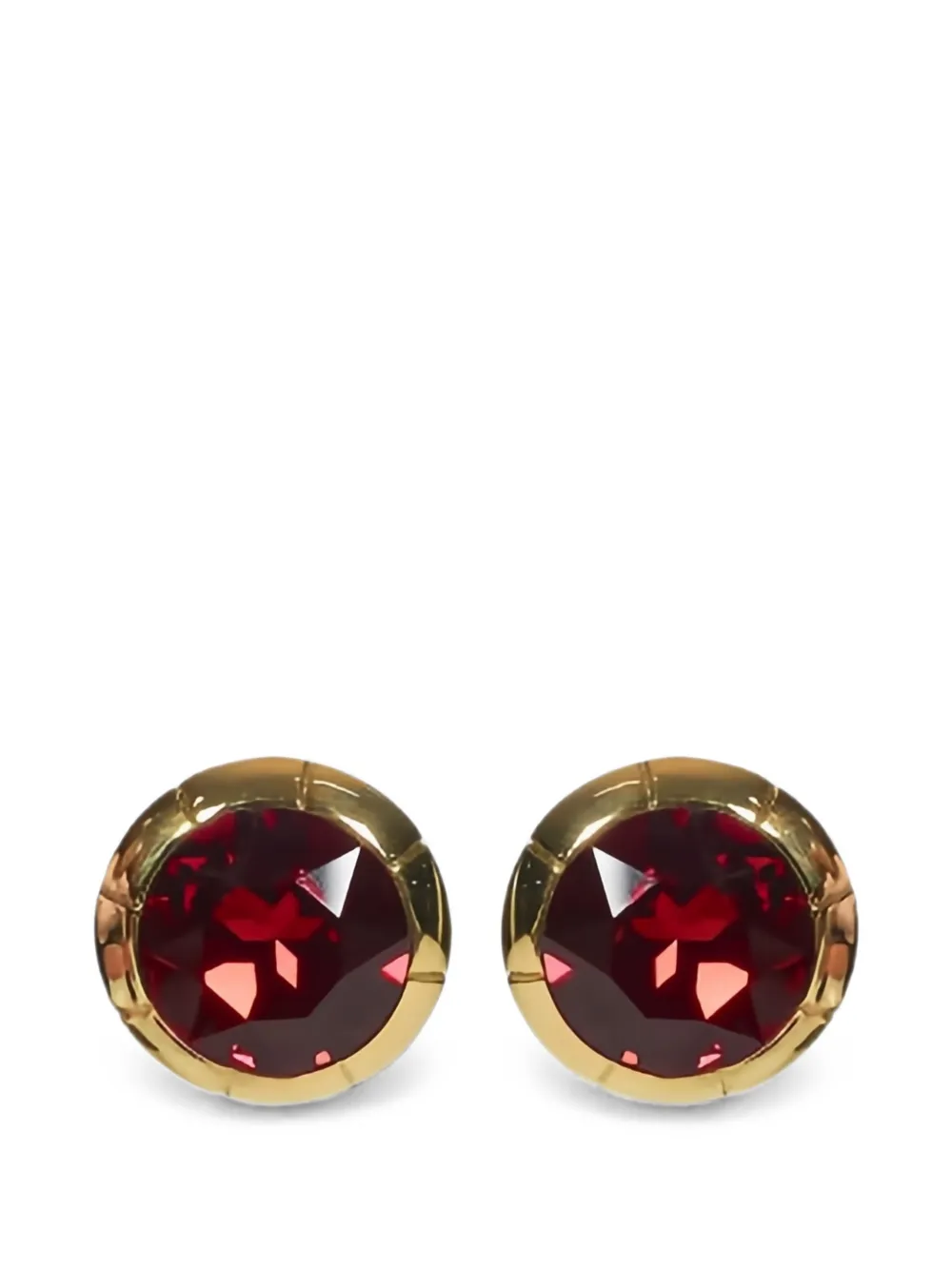 Alessandra Rich crystal-embellished clip-on earrings - Gold
