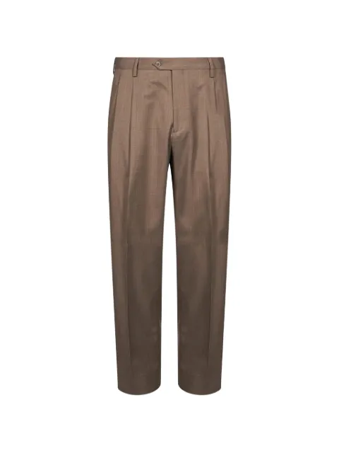 Briglia 1949 pleated tapered-leg trousers