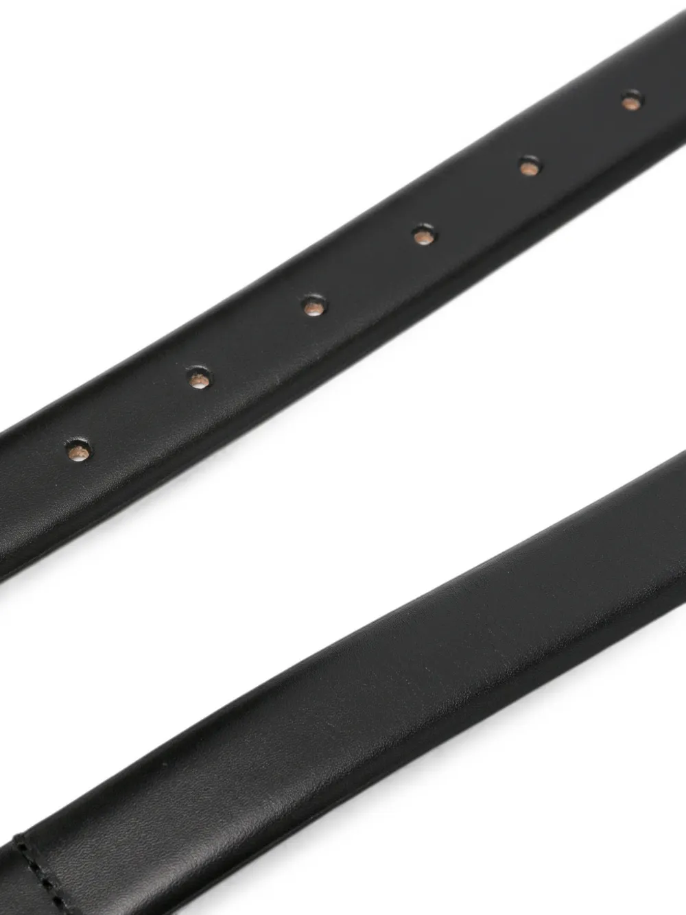 Déhanche Helica leren riem Zwart