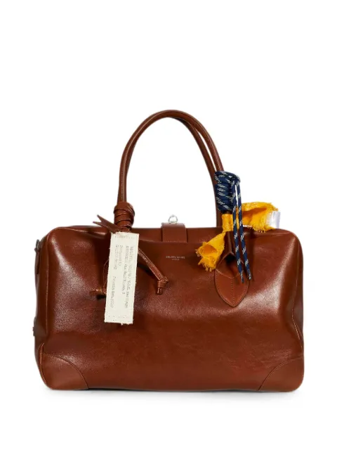 Golden Goose medium Vita bag in light brown leather with charms and silver details