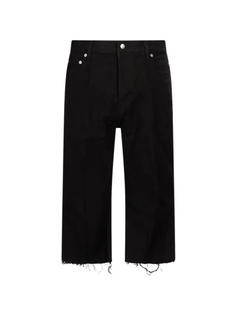 Rick Owens raw-cut cropped trousers