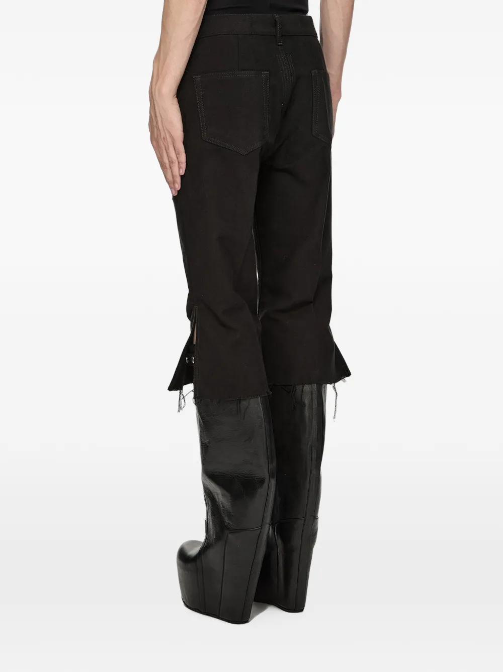 Rick Owens Cropped broek Zwart