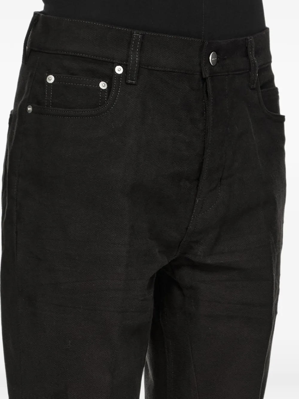 Rick Owens Cropped broek Zwart