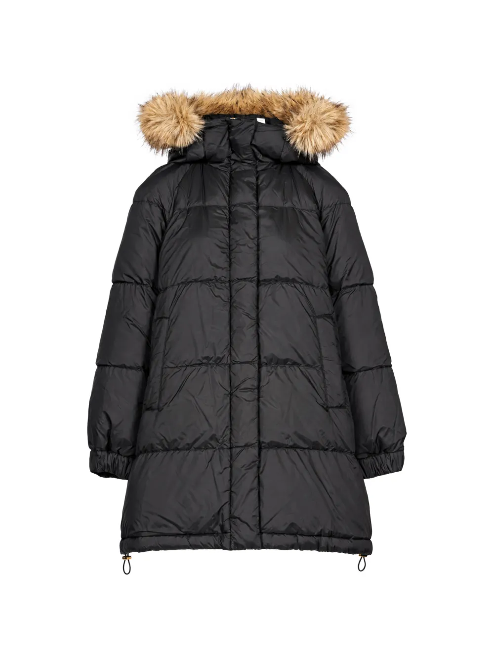 Weekend Max Mara padded hooded coat Zwart