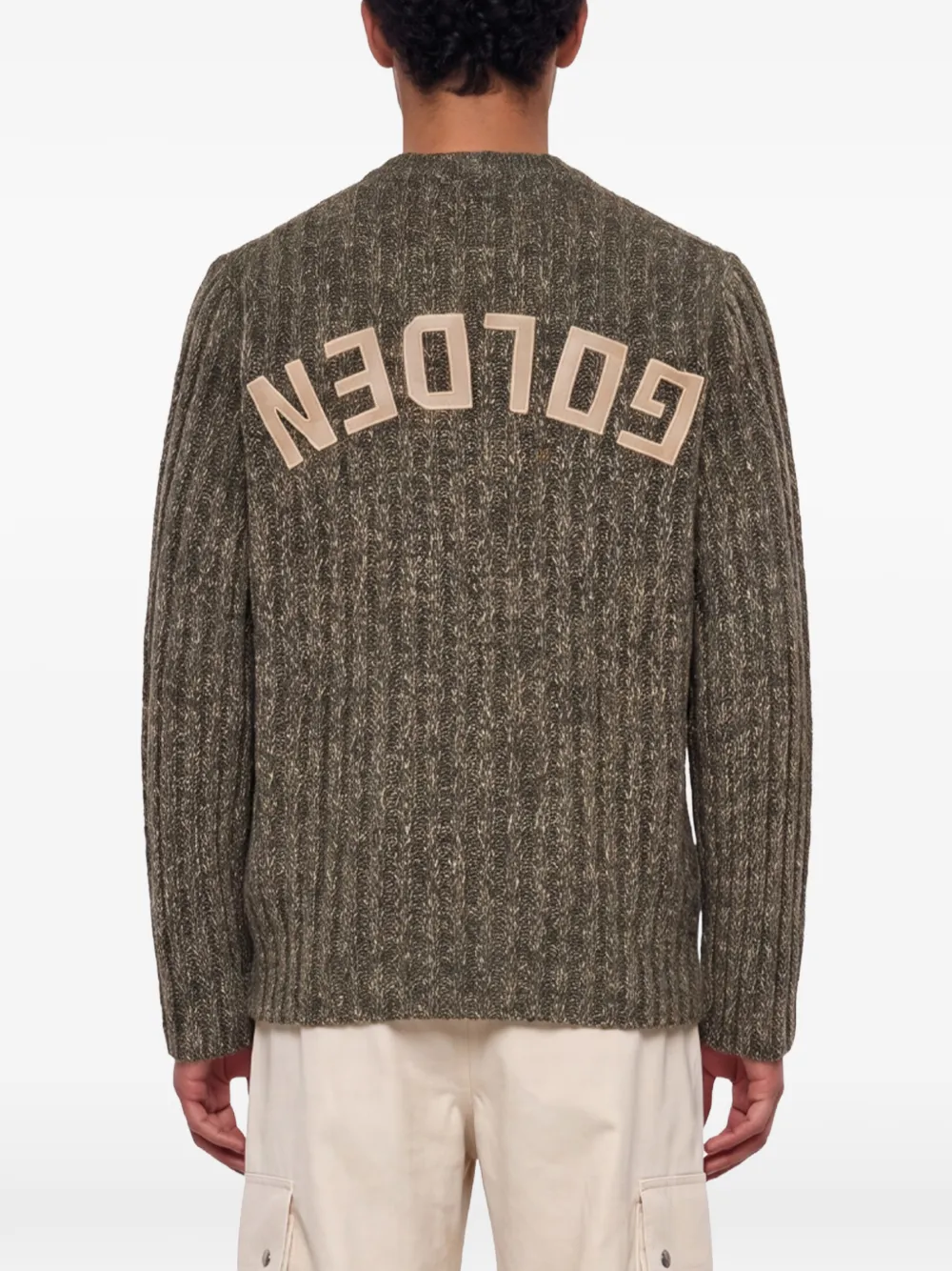 Golden Goose Ribgebreide trui Groen