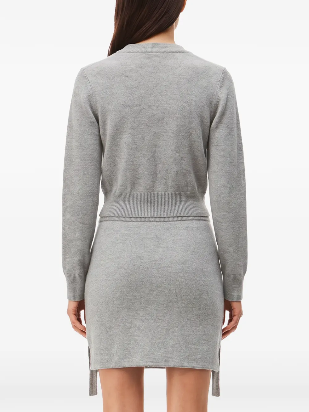 Alexander Wang pre-styled tied sleeve cardigan dress Grijs