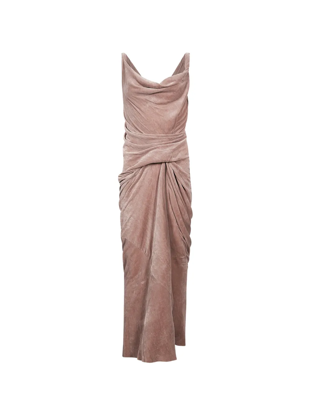Rick Owens Abito lungo drappeggiato - Rosa