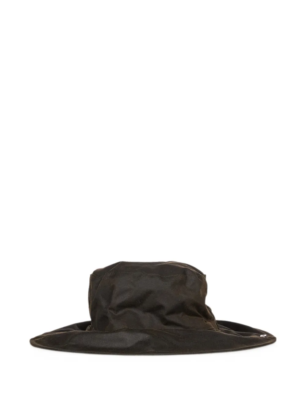 Barbour waxed-cotton wide-brim hat Bruin