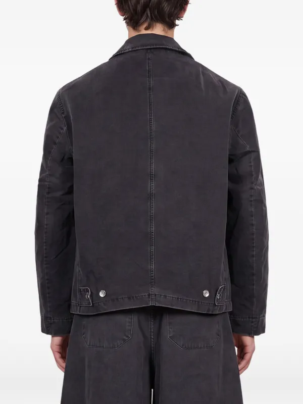 YMC Repetition Denim Jacket | Black | FARFETCH