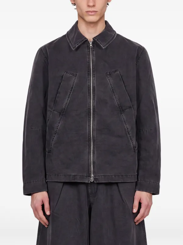 ymc ジャケット YMC Repetition Denim Jacket | Black | FARFETCH