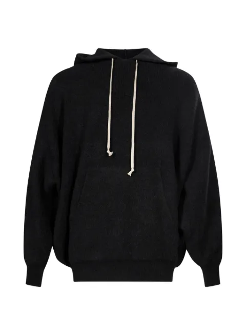 Rick Owens drawstring pouch-pocket hoodie