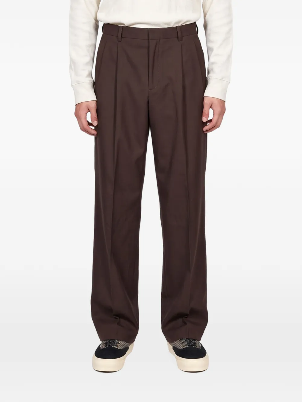 Sunflower Broek met geplooid detail Bruin