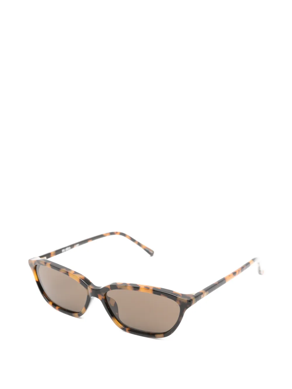 The Attico x Linda Farrow Libby zonnebril Bruin