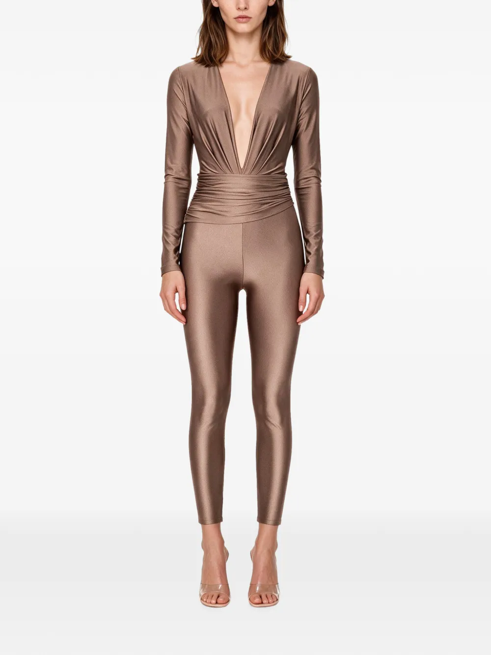 THE ANDAMANE Body met watervalhals Bruin