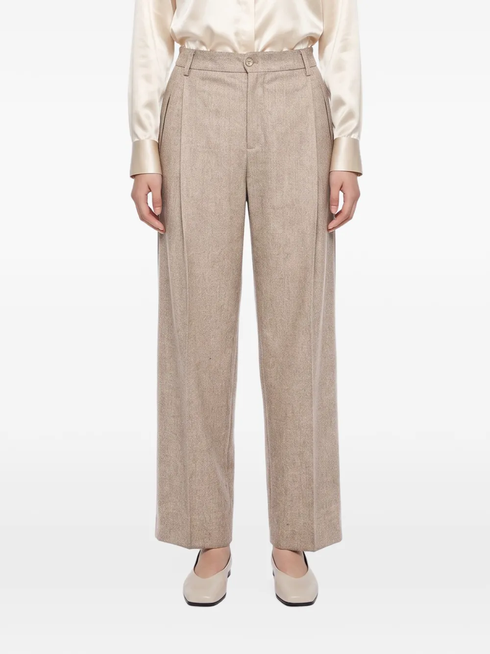 Briglia 1949 Straight plooibroek Beige