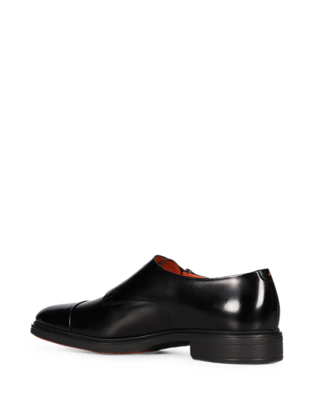 Santoni BMW 5 Touring double-strap monk shoes Zwart