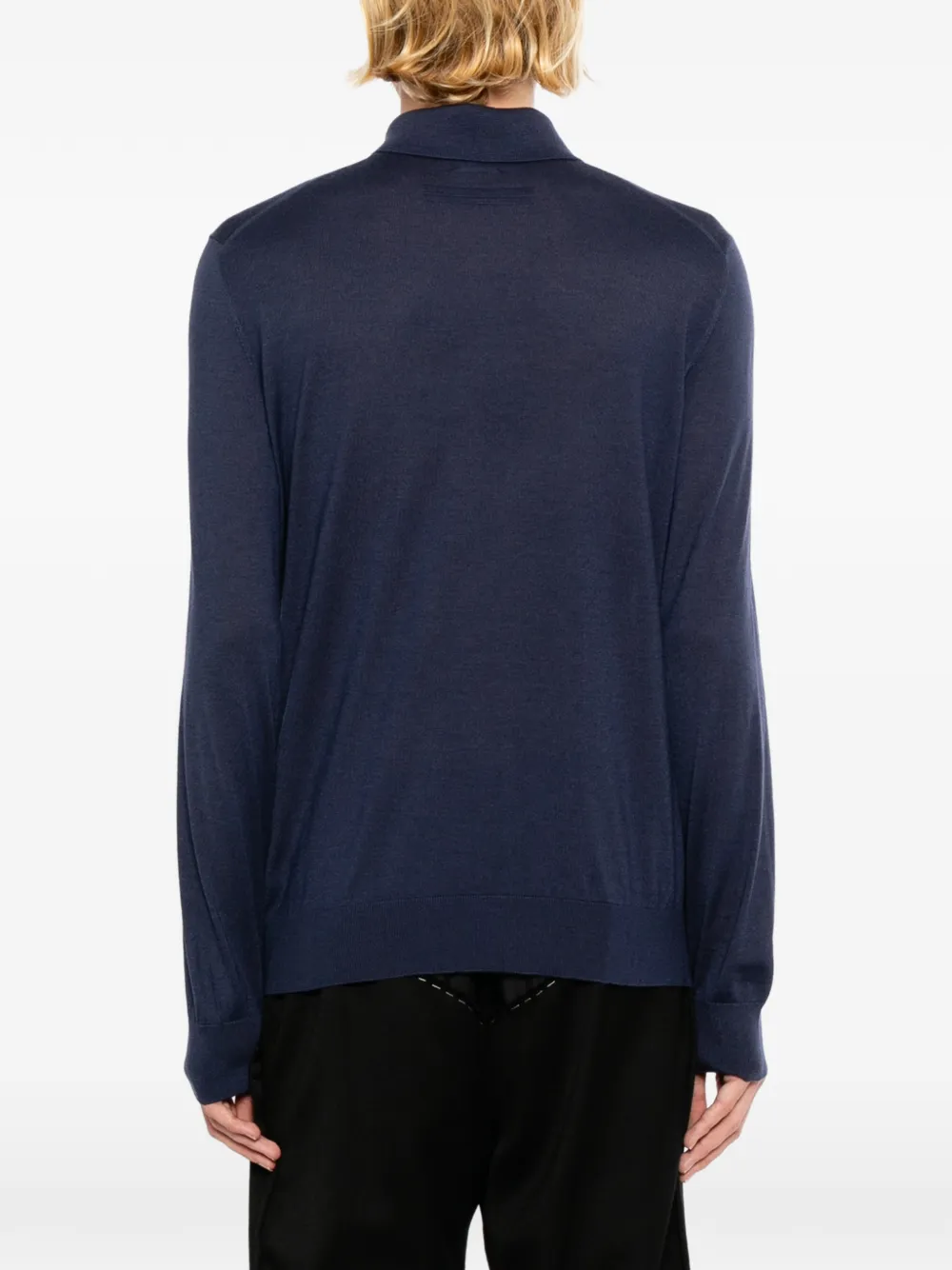 Zegna Kasjmier poloshirt Blauw