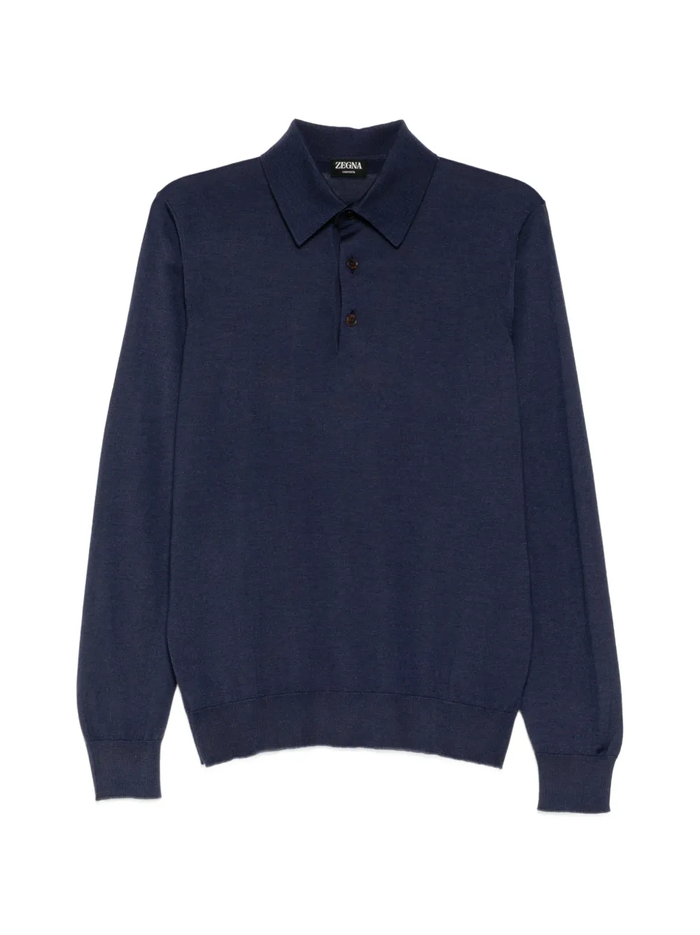 Zegna Cashseta polo shirt - Blu