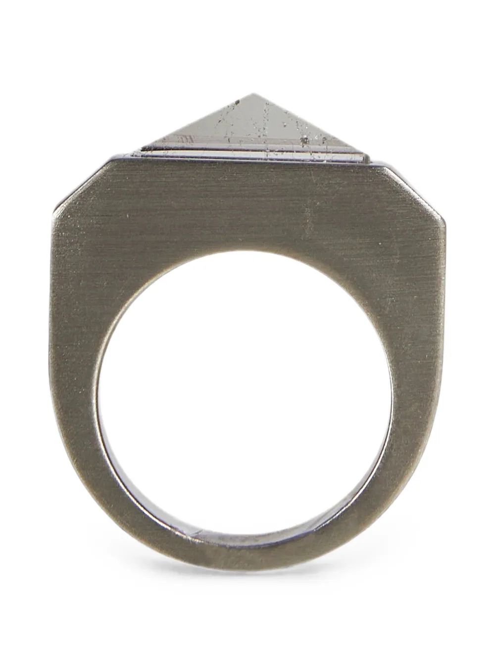 Rick Owens Hollywood Pyramid ring - Silber
