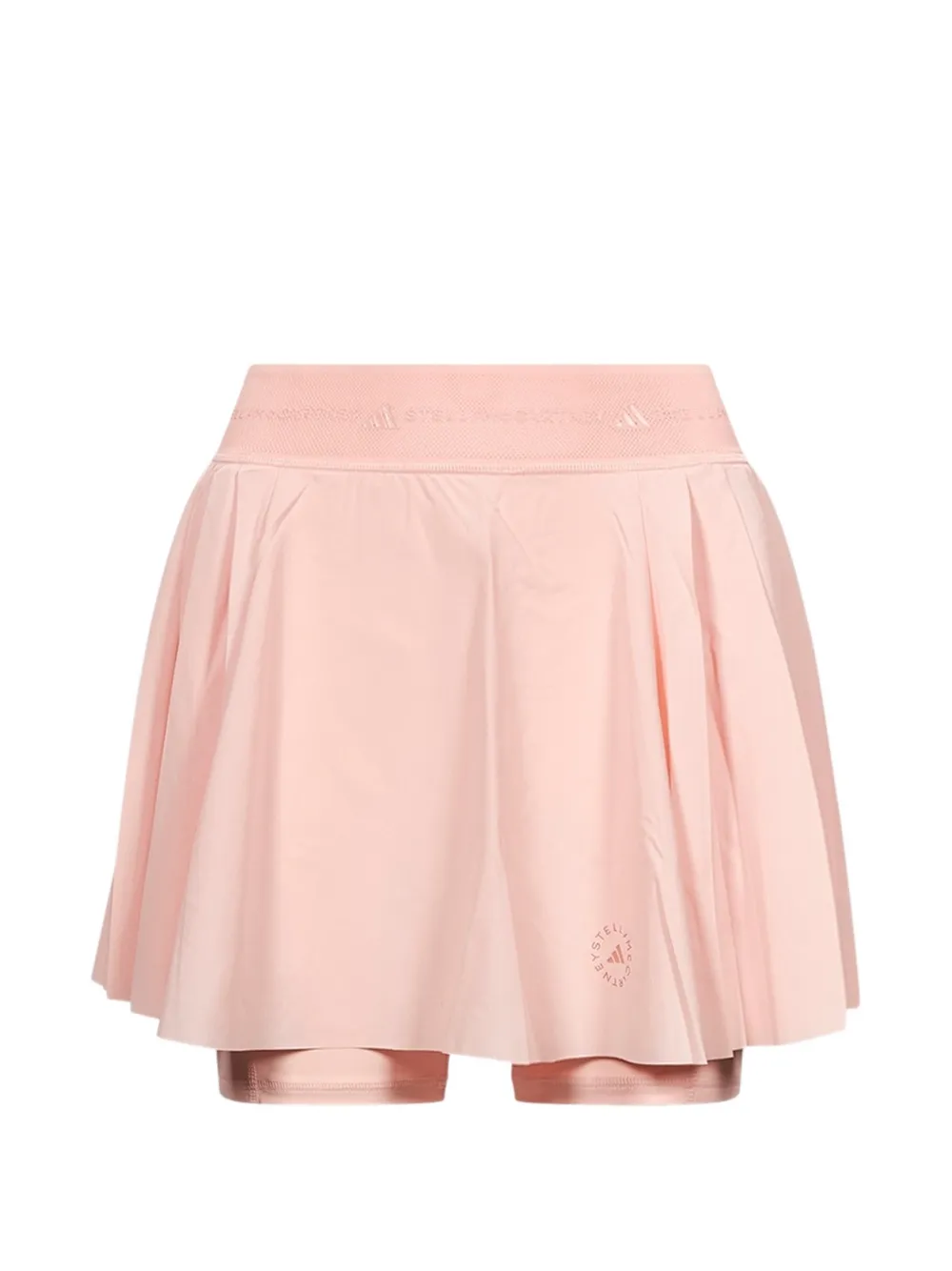 adidas by Stella McCartney raining pleated skort - Rosa