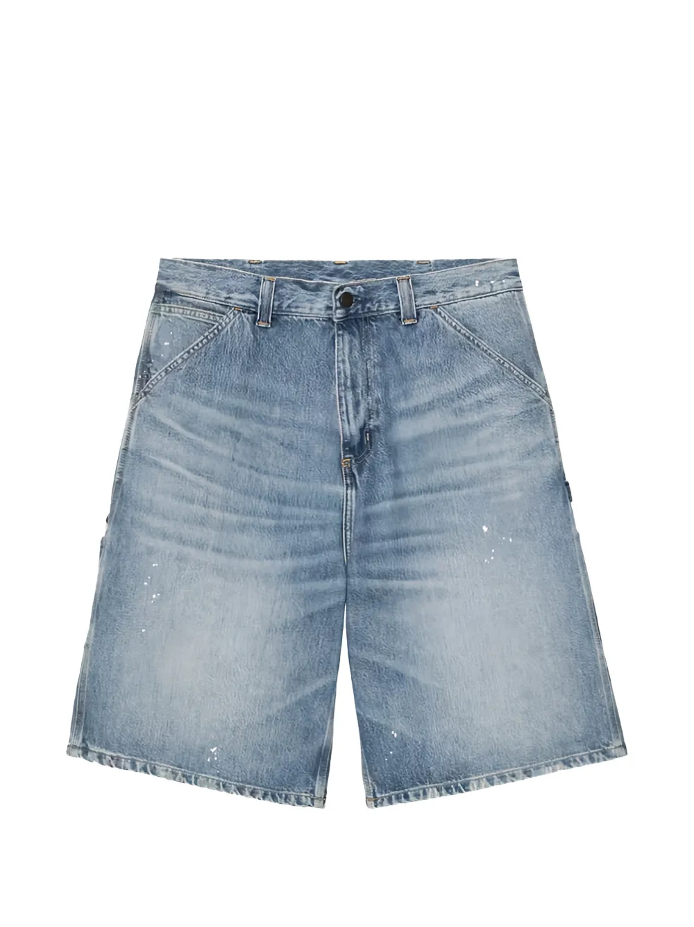 Carhartt WIP paint-splatter shorts - Blau
