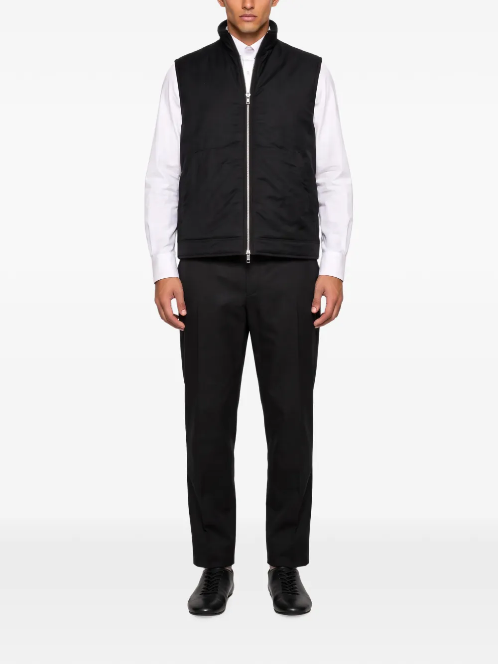 Briglia 1949 Jackson omkeerbare bodywarmer met hoge hals Zwart