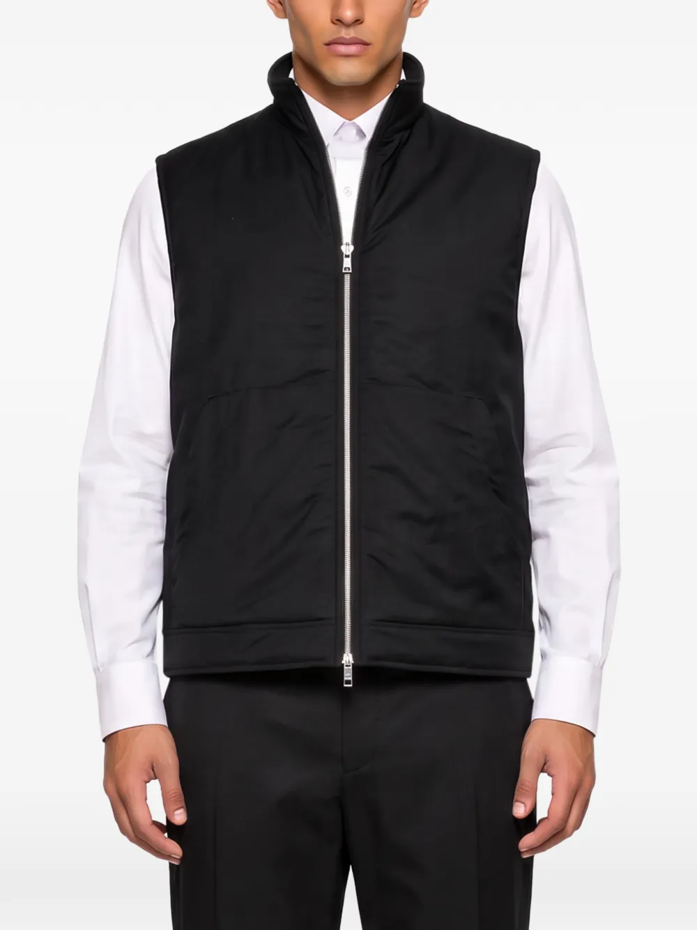 Briglia 1949 Jackson omkeerbare bodywarmer met hoge hals Zwart