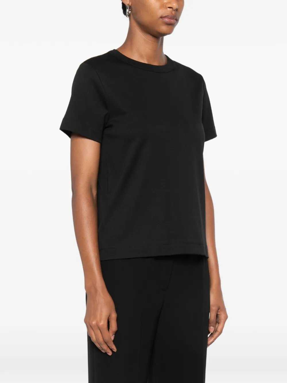 SHIRT C ZERO Katoenen T-shirt Zwart