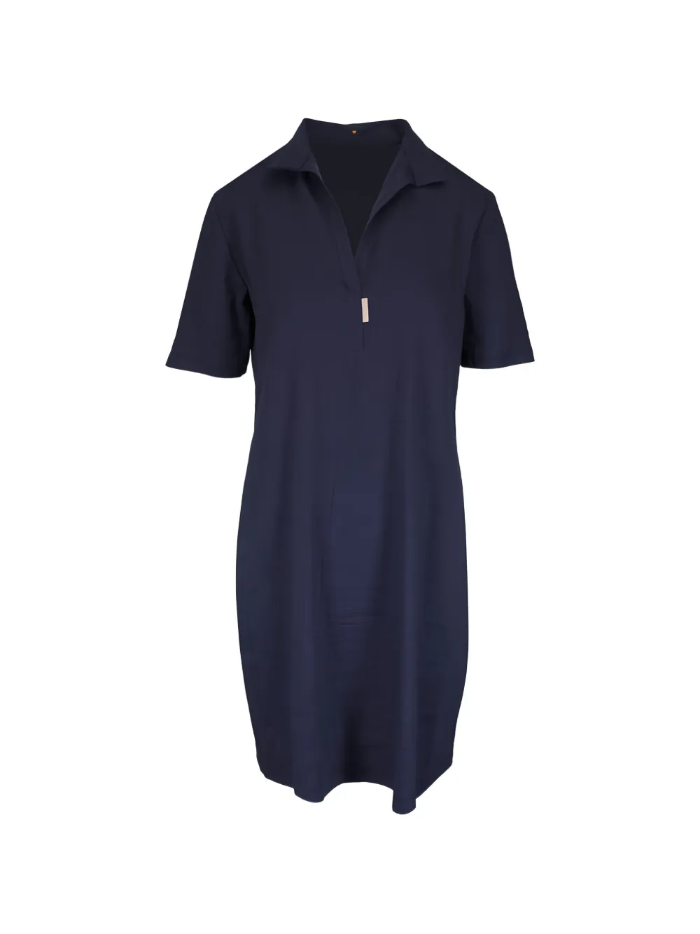Peter Cohen Paola short-sleeve polo mini dress - Blu