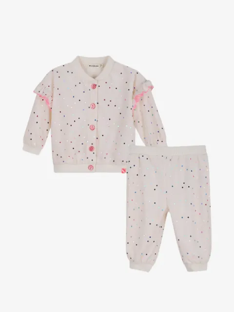 Billieblush Set aus Cardigan und Hose mit Pailletten