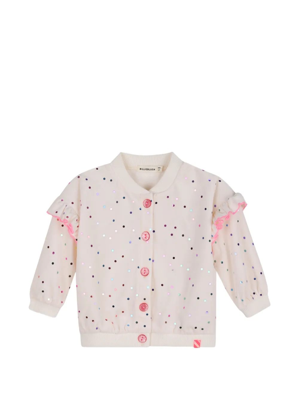Billieblush Vest en broek met pailletten Beige