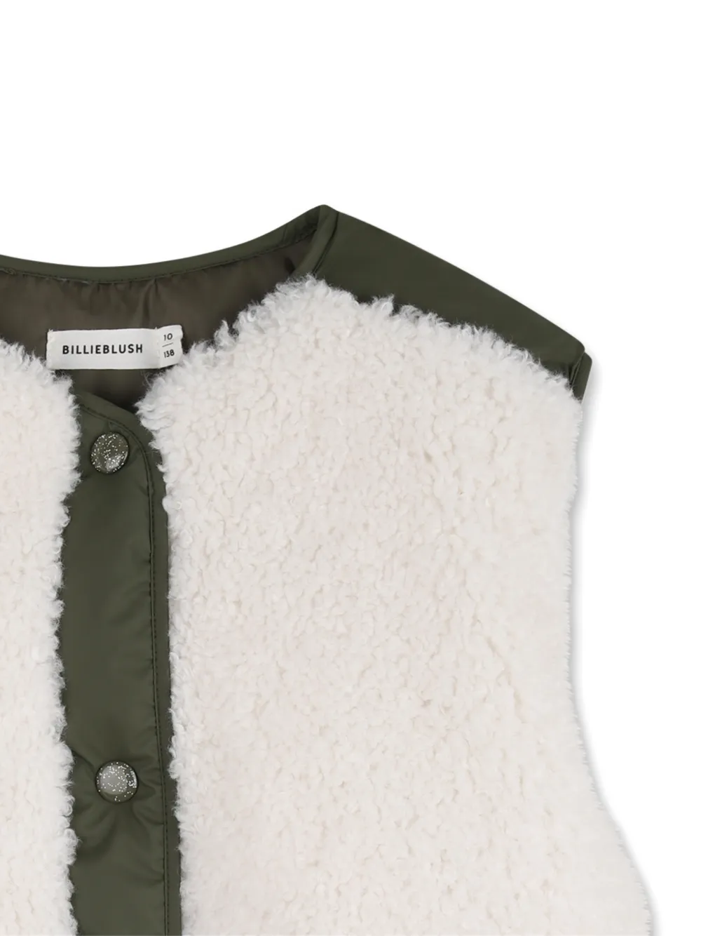 Billieblush Bodywarmer van imitatielamswol Beige