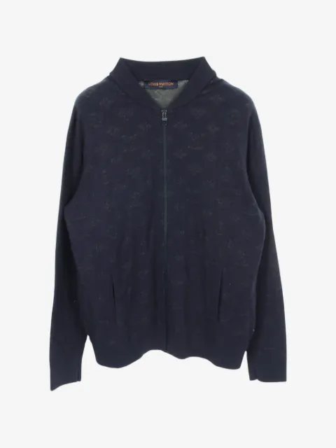 Louis Vuitton Pre-Owned 00s Monogram knitted bomber jacket