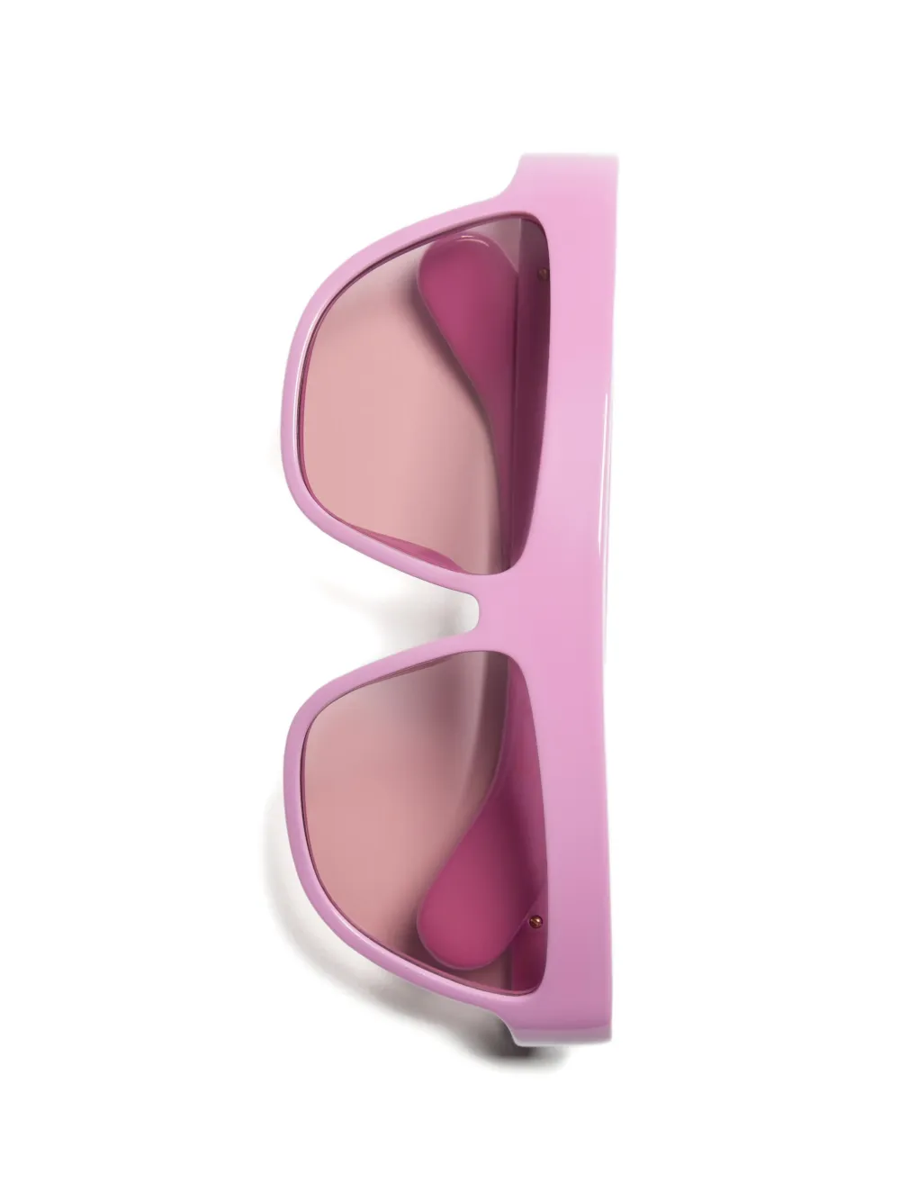 VALENTINO GARAVANI EYEWEAR VLogo zonnebril met geometrisch montuur Roze