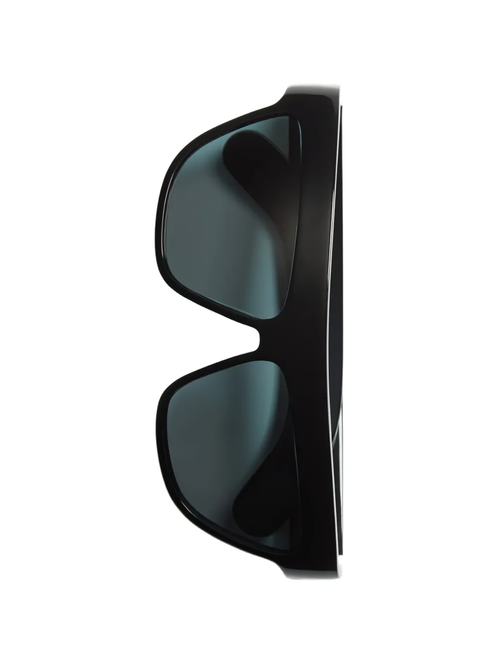 VALENTINO GARAVANI EYEWEAR VLogo zonnebril met geometrisch montuur Zwart