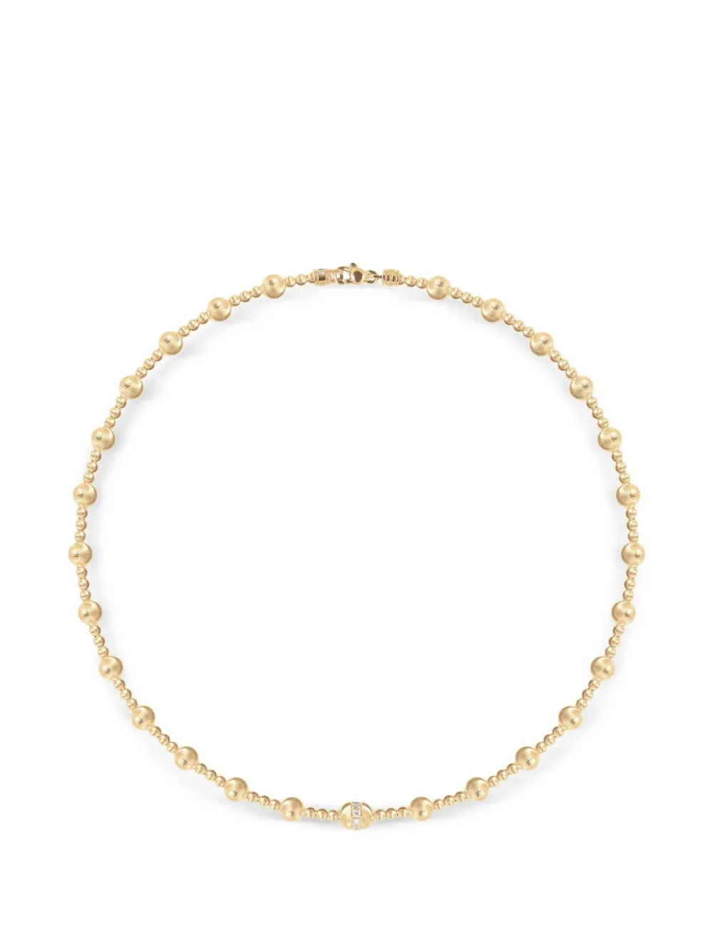 Officina Bernardi Empire S Halskette mit Diamanten - Gold