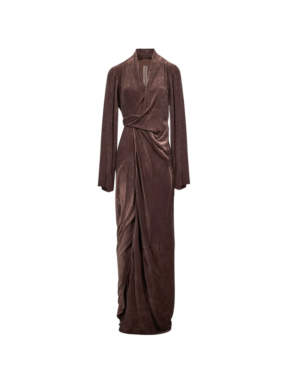 Rick Owens draped wrap-style dress - Red