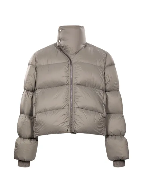 Rick Owens quilted funnel-neck jacket