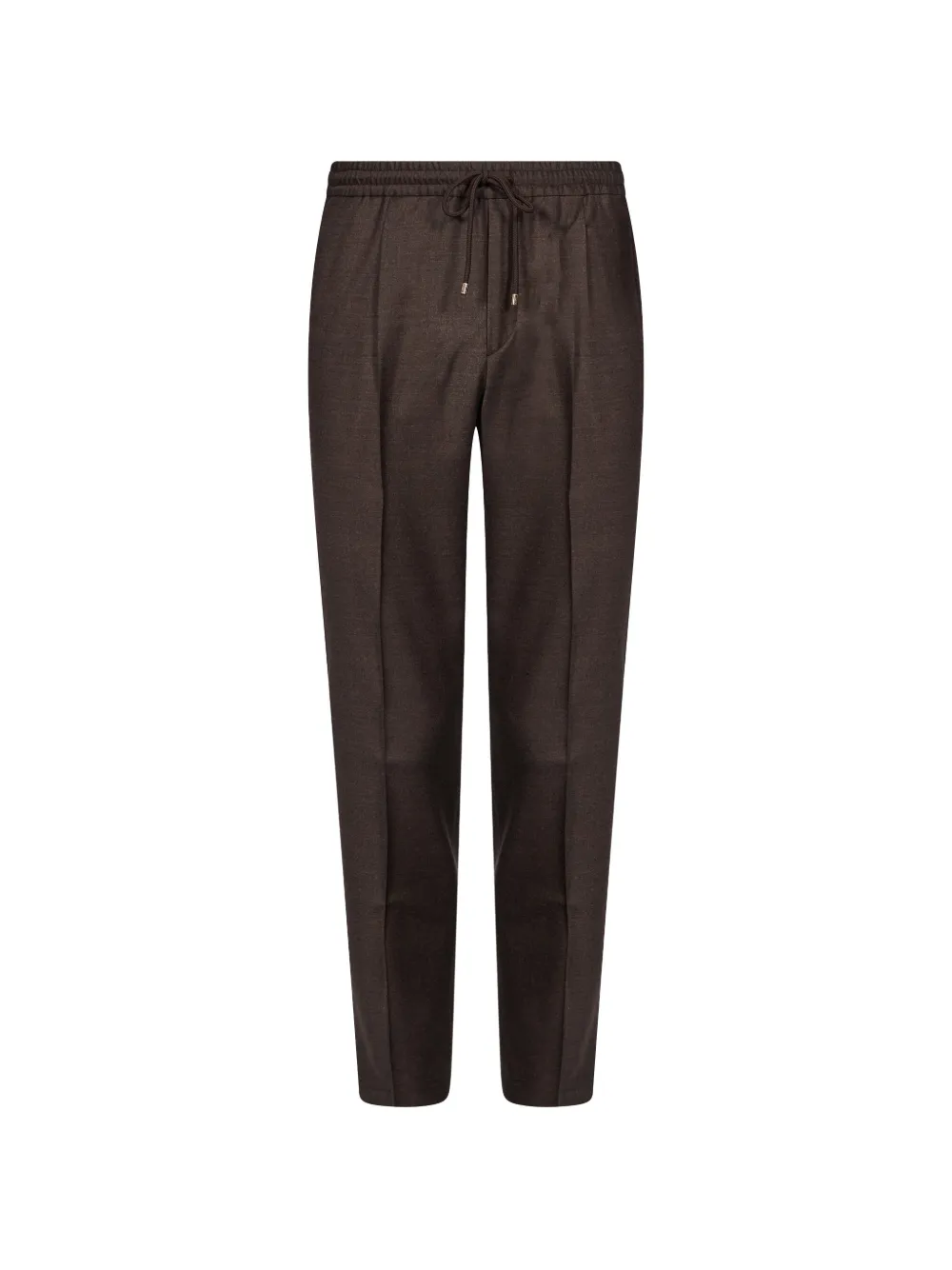 Briglia 1949 Wimbledon drawstring pressed-crease trousers | Brown | Image 1