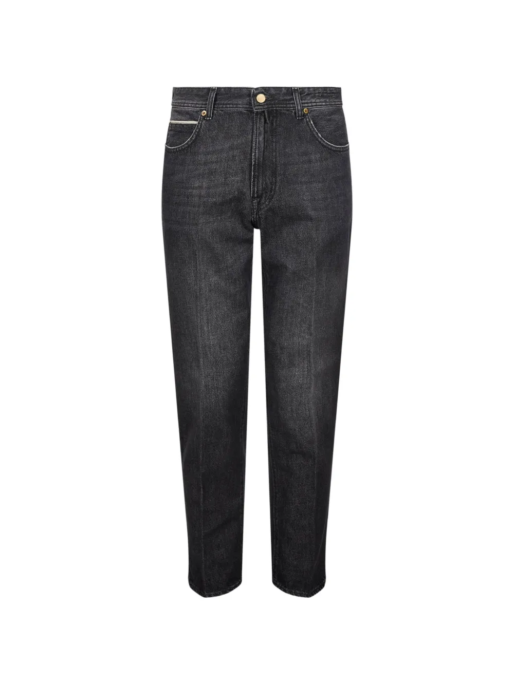 Briglia 1949 faded pressed-crease jeans - Grigio
