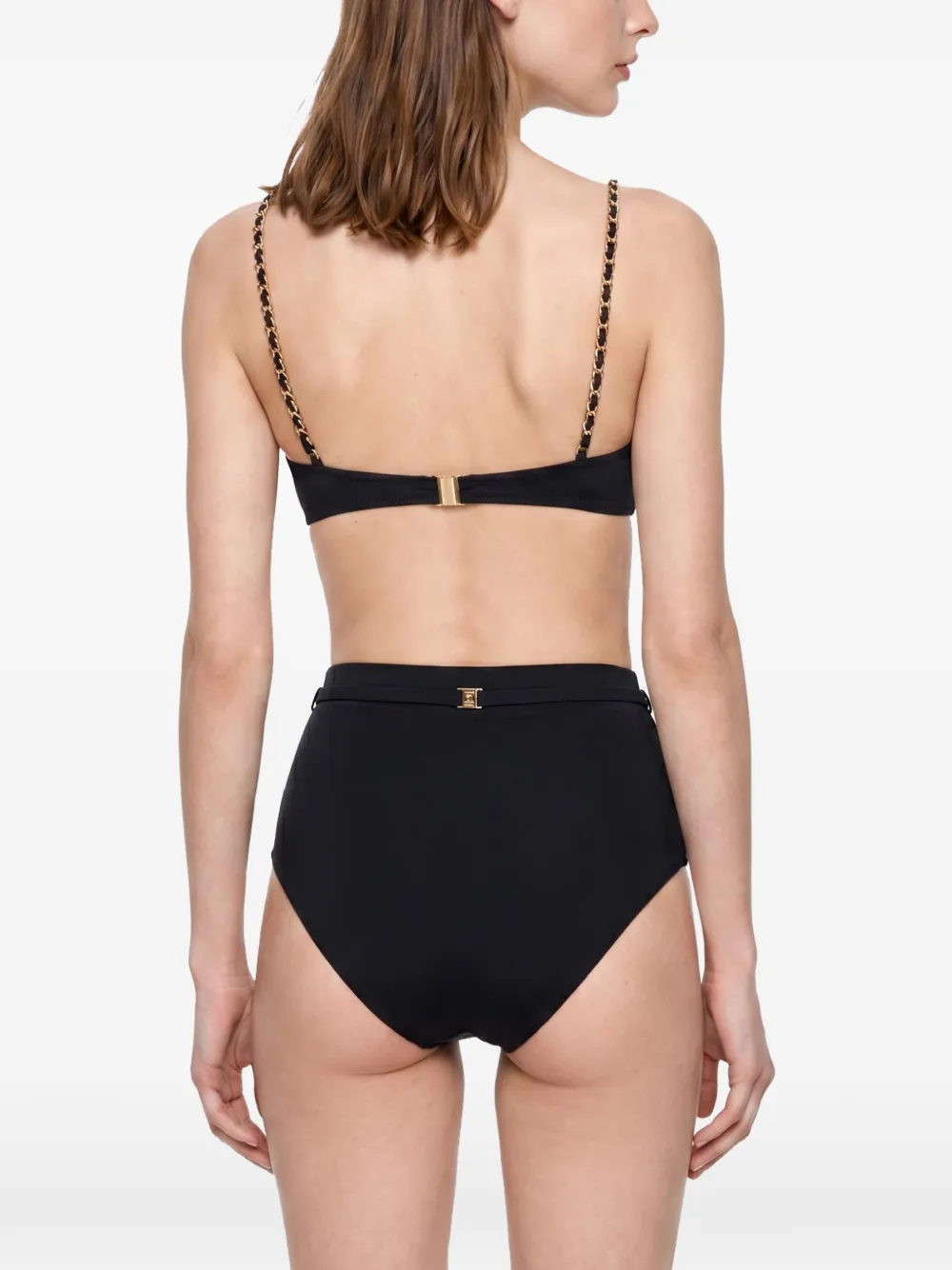 ZIMMERMANN Roselight bikinitop met schakelketting Zwart