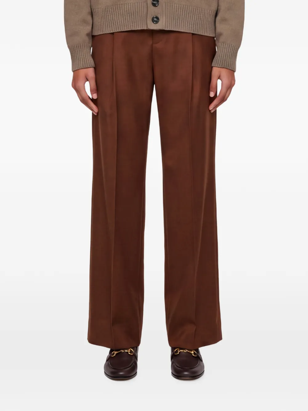 Briglia 1949 Cropped plooibroek Bruin