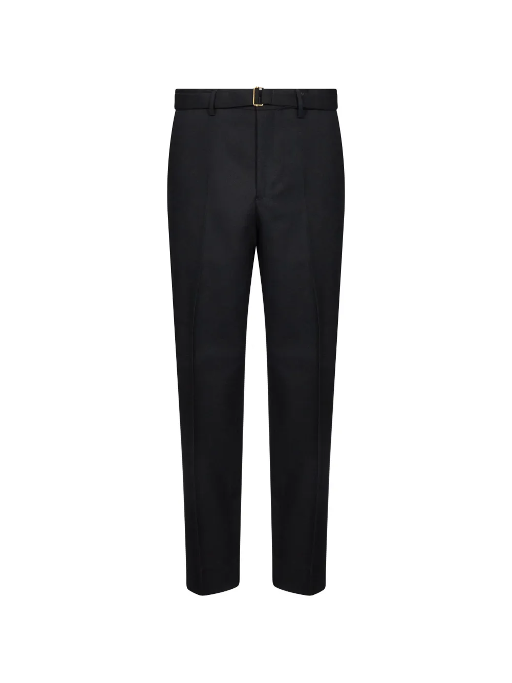 Briglia 1949 belted pleated trousers Zwart