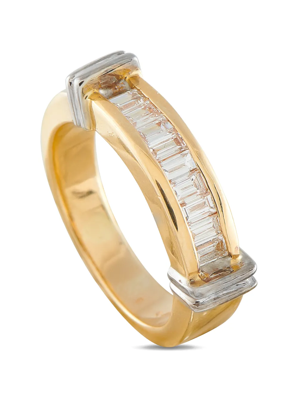 LB Exclusive diamond channel-set ring - Oro