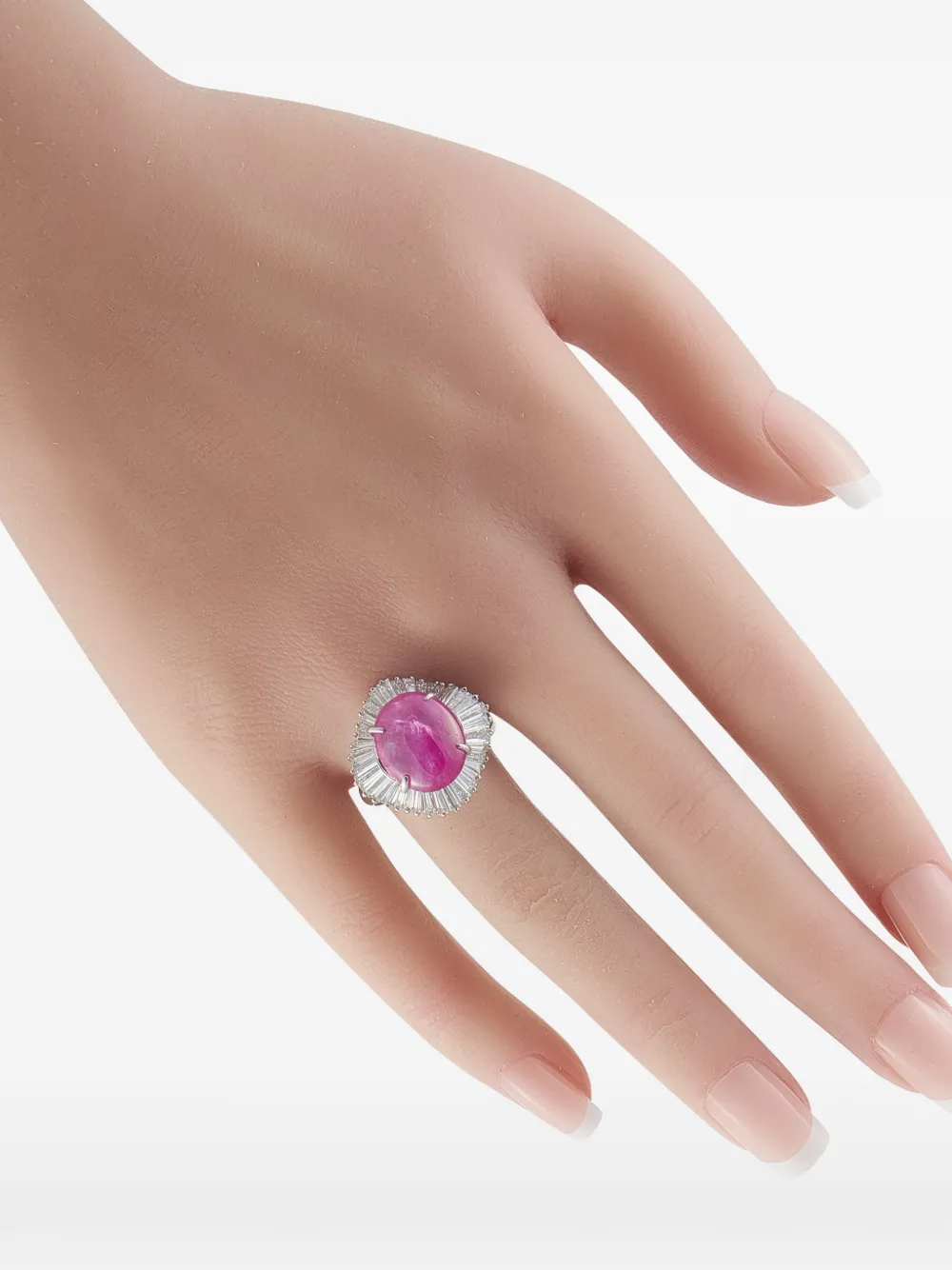 LB Exclusive ruby and diamond ring - Silber