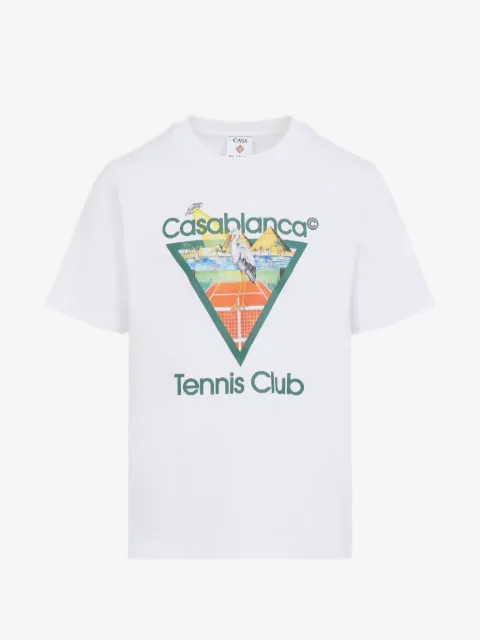 Casablanca Tennis Club graphic-print T-shirt