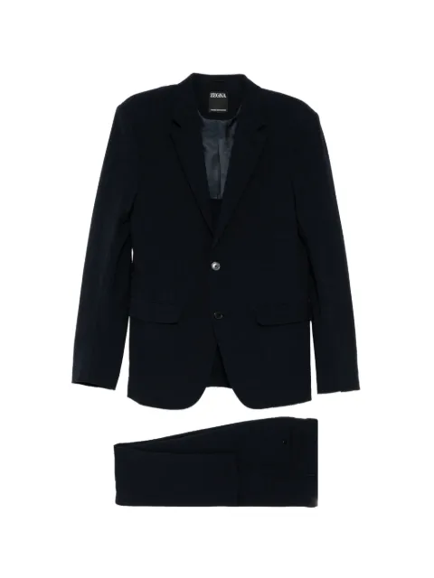 Zegna single-breasted notched-lapels suit