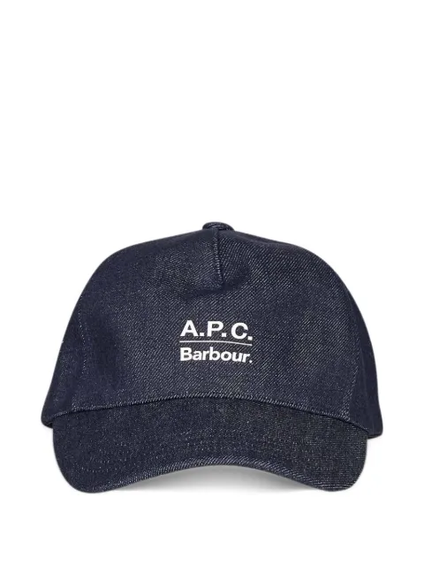 Barbour gorra de mezclilla en colaboración con A.P.C